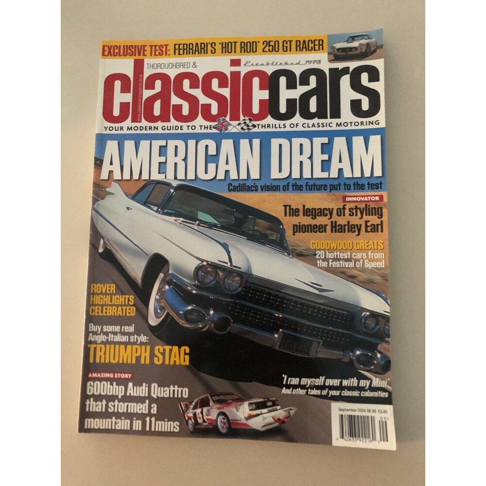 Thoroughbred & Classic Cars Magazine September 2005 American Dream